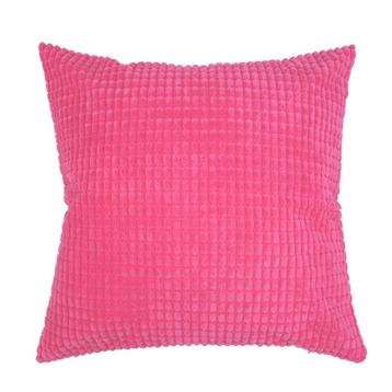 Corduroy blok kussenhoes roze | 45 x 45 cm beschikbaar voor biedingen