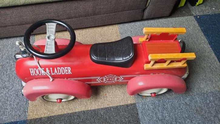 Brandweer loopauto, Kinderen en Baby's, Speelgoed | Buiten | Voertuigen en Loopfietsen, Zo goed als nieuw, Loopvoertuig, Ophalen
