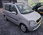 Opel Agila 1.2-16V Elegance km 95.000 airco, Auto's, Opel, Voorwielaandrijving, Gebruikt, Zwart, Origineel Nederlands