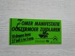 sticker Zomer Manifestatie Oostermoer Zuidlaren, Ophalen of Verzenden, Zo goed als nieuw, Overige typen