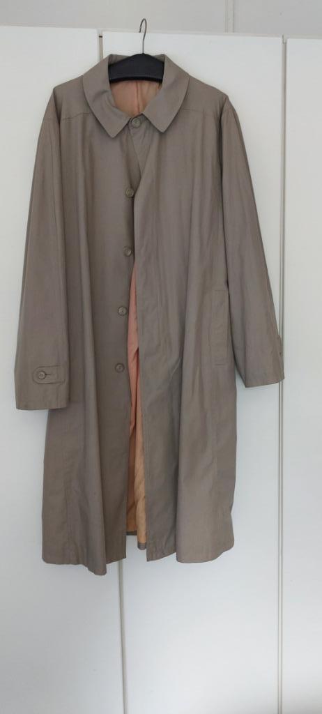 Herenjas met ceintuur, Merk Angelo Litrico, Maat 54, Kleding | Heren, Jassen | Zomer, Zo goed als nieuw, Maat 52/54 (L), Bruin