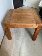 Teakhouten bijzettafels, Gebruikt, Vierkant, 55 tot 75 cm, Teakhouten