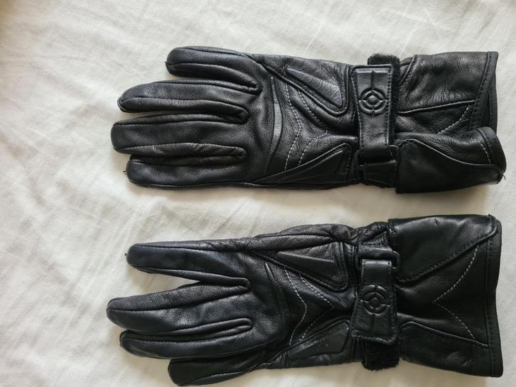 motorhandschoenen - leer - zwart - zomer - Grid - maat 5, Kleding | Dames, Mutsen, Sjaals en Handschoenen, Zo goed als nieuw, Handschoenen