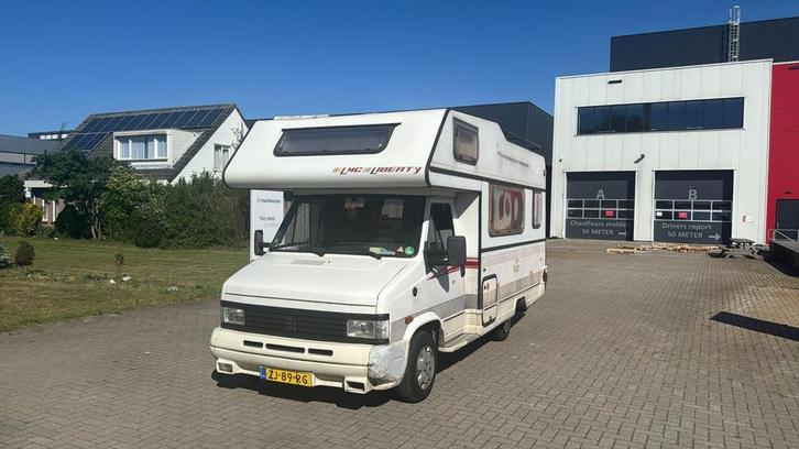 Peugeot J5/280 G52 KAMPEERAUTO NW APK 2027 WIT 1991, Caravans en Kamperen, Campers, Particulier, Overige merken, Diesel
