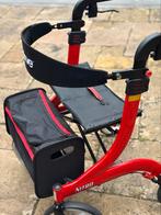 Rollator Nitro kwaliteit en veilig sportieve kleur Rood, Diversen, Rollators, Ophalen, Zo goed als nieuw