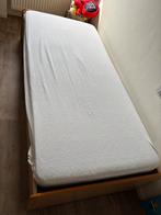 Gratis: 1 persoonsbed + lattenbodem + matras, Huis en Inrichting, Ophalen, 90 cm, Eenpersoons, Zo goed als nieuw