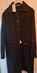 Zwarte heren mantel { Coat}, Maat 48/50 (M), Zwart, Nieuw, Ophalen of Verzenden