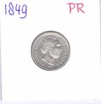 Heel mooie schaarse 25 cent 1849 Willem 3 voor 795 euro, Koning Willem III, Zilver, 25 cent, Ophalen of Verzenden