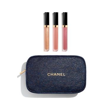 Chanel giftset met 3 lipgloss nieuw! 