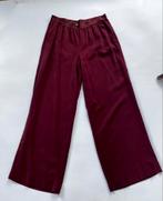Summum wijde broek, bruin/ koraalrood - Maat 40, Maat 38/40 (M), Summum Woman, Bruin, Ophalen of Verzenden