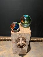 Prachtige kristallen glazen bollen/ vaasjes nieuw, Overige kleuren, Nieuw, Ophalen of Verzenden, Glas