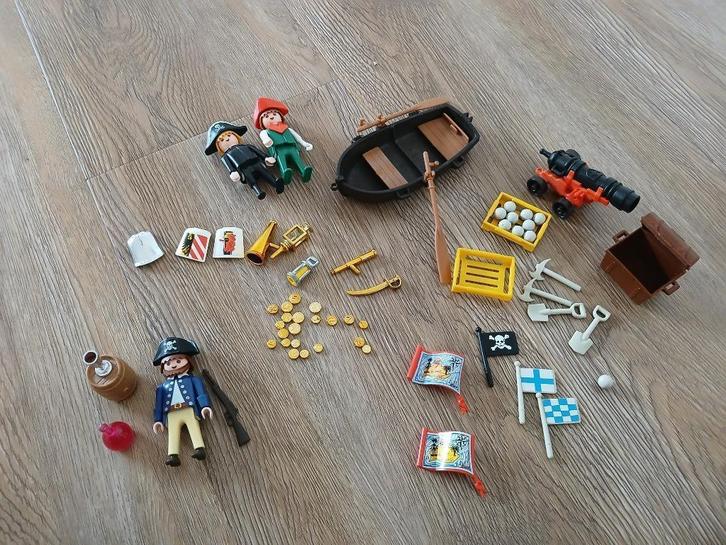 PLAYMOBIL Piraten met spullen, Kinderen en Baby's, Speelgoed | Playmobil, Zo goed als nieuw, Los playmobil, Ophalen of Verzenden
