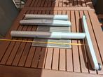 Set van 2 verstelbare bureau / tafelpoten, Ophalen, Gebruikt