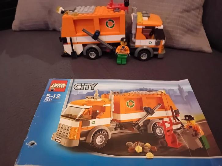Lego City Vuilniswagen 7991, Kinderen en Baby's, Speelgoed | Duplo en Lego, Zo goed als nieuw, Lego, Complete set, Ophalen of Verzenden