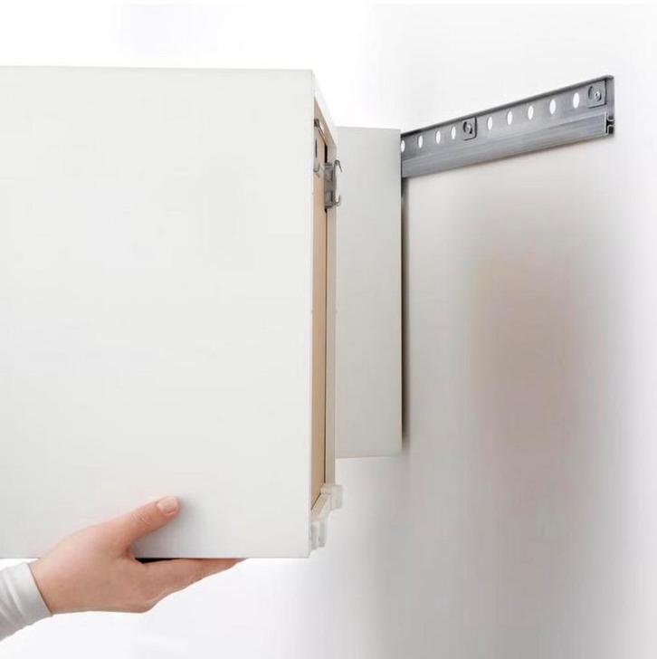 2x IKEA METOD ophangrail - Nieuwstaat!, Huis en Inrichting, Keuken | Keukenelementen, Zo goed als nieuw, Minder dan 100 cm, Minder dan 50 cm