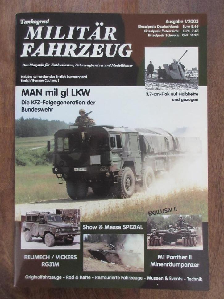 Militar Fahrzeug 3,7 cm Flak MAN mil gl LKW M1 Panther II, Boeken, Oorlog en Militair, Gelezen, Ophalen of Verzenden