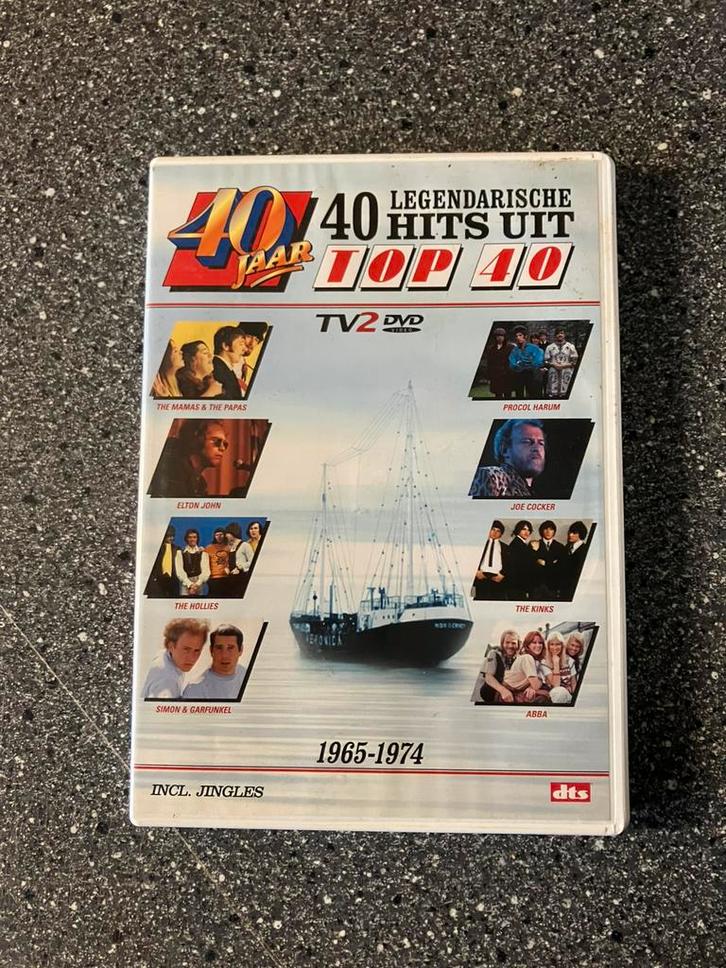 40 Legendarische Hits Uit 40 Jaar Top 40 (2 DVD), Cd's en Dvd's, Dvd's | Muziek en Concerten, Muziek en Concerten, Alle leeftijden