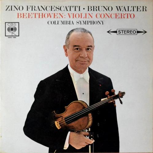 LP - Beethoven - Zino Francescatti, viool, Cd's en Dvd's, Vinyl | Klassiek, Zo goed als nieuw, Classicisme, Orkest of Ballet, 12 inch