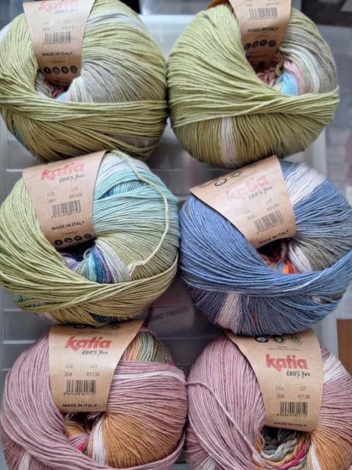 Katia Fair Cotton Granny, Hobby en Vrije tijd, Breien en Haken, Zo goed als nieuw, Breien of Haken, Wol of Garen, Ophalen of Verzenden