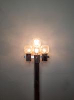 Brutalist vloerlamp van Cosack Leuchten 1960s, Gebruikt, Ophalen of Verzenden, Glas, Nvt