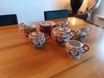 Theeservies porselein handgeschilderd geisha motief, Antiek en Kunst, Ophalen