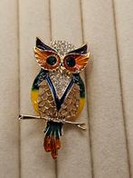 Antiek stijl broche met uil., Sieraden, Tassen en Uiterlijk, Broches, Info@SlatsAntiek.nl, Overige materialen, Vof Slats Antiek