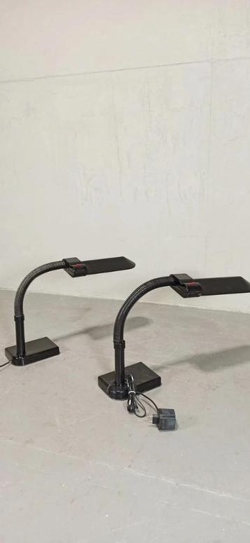 Set van 2 vintage postmodern tafellampen, Sylvania beschikbaar voor biedingen