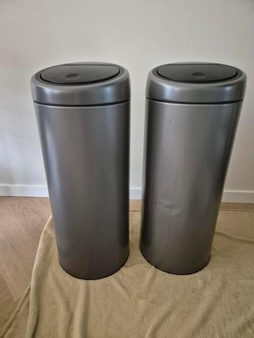 Brabantia touchbins platinum 30 liter  beschikbaar voor biedingen