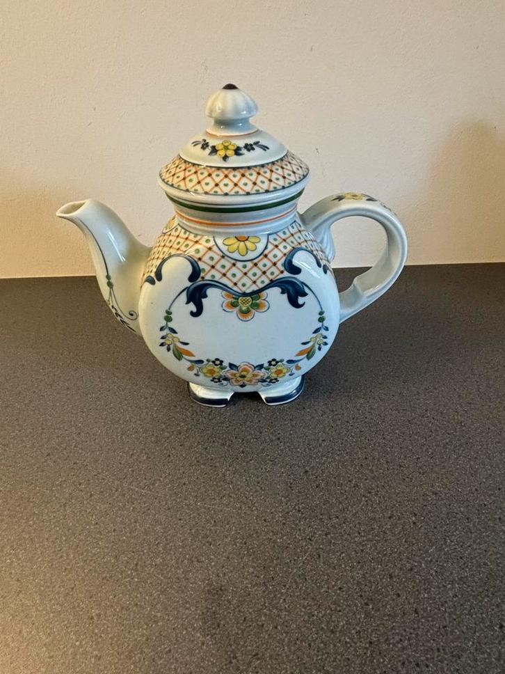 Vintage Gallo Fragrance Theepot, Antiek en Kunst, Antiek | Keramiek en Aardewerk, Verzenden