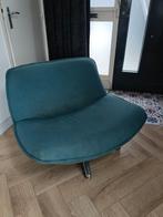 Petrol Draaifauteuil - Opknapper, Huis en Inrichting, Fauteuils, Ophalen, Gebruikt, Minder dan 75 cm, Metaal