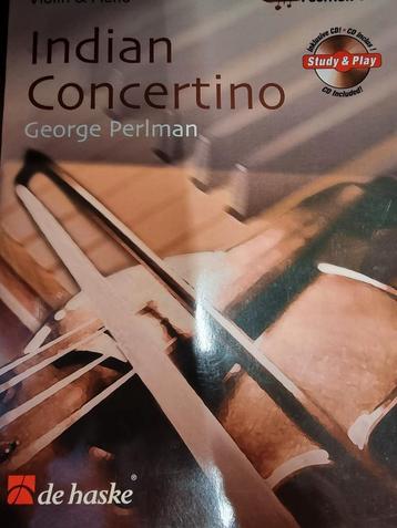 Violin & Piano. Indian Concertine. + Cd. George Perlman.  beschikbaar voor biedingen