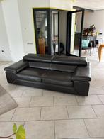 Natuzzi Italia lederen banken (leer, leren), 100 tot 125 cm, Rechte bank, Leer, Stoer, toch speels