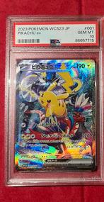Pikachu EX WCS23 Yokohama World Championships PSA10, Hobby en Vrije tijd, Verzamelkaartspellen | Pokémon, Ophalen of Verzenden