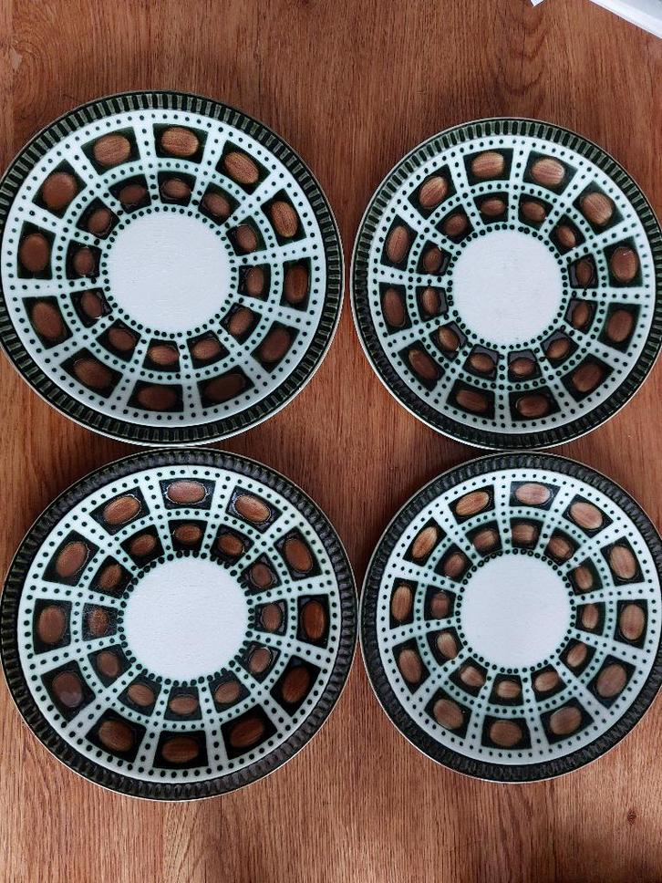 BOCH model Bernadette | set van 4 bordjes ø 19 cm, Antiek en Kunst, Antiek | Servies los, Verzenden