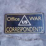 U.S.ARMY WAR Correspondent, Ophalen of Verzenden, Landmacht, Amerika, Embleem of Badge