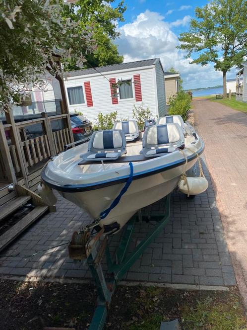 Consoleboot Terhi 405. Met 8 pk. Elektrisch starten., Watersport en Boten, Vis- en Consoleboten, Zo goed als nieuw, Tot 10 pk