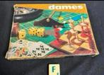 Vintage Dames Bordspel, Hobby en Vrije tijd, Gezelschapsspellen | Bordspellen, Vintage, Dam, Gebruikt, Een of twee spelers