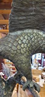 bronzen beeld/ ADELAAR / brons / tuinbeeld / vogel/roofvogel, Tuin en Terras, Tuinbeelden, Dierenbeeld, Nieuw, Info@huisentuindecoratiemarie.nl