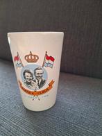 Porseleinen Beker Beatrix en Claus, Ophalen, Zo goed als nieuw, Overige stijlen, Kop(pen) en/of Schotel(s)