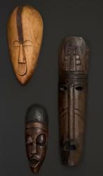Afrikaanse maskers 3 stuks, Ophalen of Verzenden