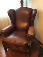 Leren fauteuil, Huis en Inrichting, Fauteuils, Ophalen, Gebruikt, 75 tot 100 cm, 50 tot 75 cm