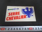sticker transparant SERRE CHEVALIER hautes alpes frankrijk, Ophalen, Zo goed als nieuw