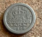 Munt - Nederland 5 Cents 1908, Ophalen of Verzenden, Koningin Wilhelmina, 5 cent, Losse munt