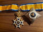 Grootofficier Orde Oranje-Nassau onderscheiding medaille, Verzamelen, Ophalen of Verzenden, Landmacht, Nederland, Lintje, Medaille of Wings