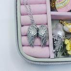 Engelenvleugels Ketting - RVS, Nikkelvrij, Nieuw, Ophalen of Verzenden, Zilver, Overige materialen