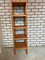 Badkamerrek hout, Huis en Inrichting, Ophalen, (Half)hoge kast, Minder dan 50 cm, Zo goed als nieuw