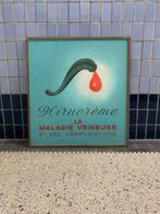Vintage  reclamebord  handgeschilderd - medisch bloedzuiger, Ophalen