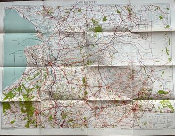 kaart eind jaren ‘20 provincie Overijssel Schokland beschikbaar voor biedingen