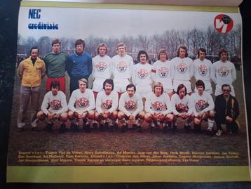 Oude poster NEC Nijmegen april 1976 beschikbaar voor biedingen