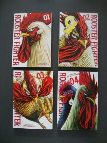 Engelstalige Manga Deel 1 t/m 4: Rooster Fighter beschikbaar voor biedingen